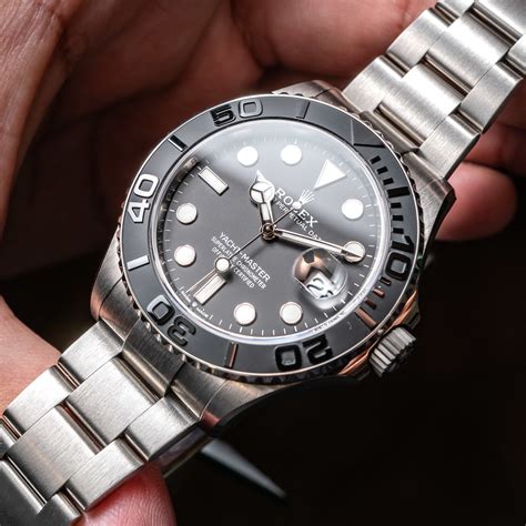 rolex yachmaster black|Rolex titanium yachtmaster 2023.